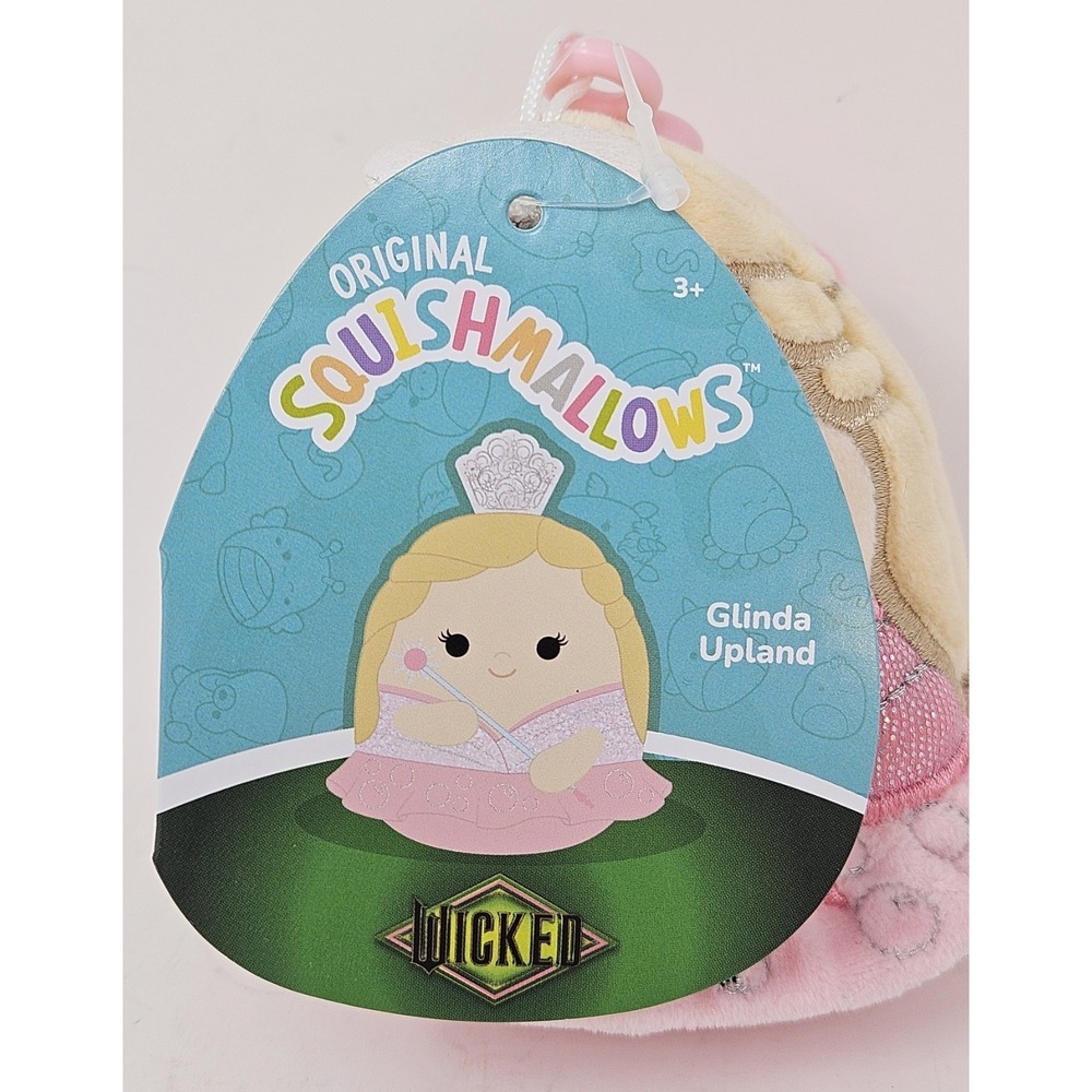 Squishmallows Wicked, Glinda Upland and Elphaba, 3.5" Key Chains, 2 Pack, NWT! - Picture 15 of 16